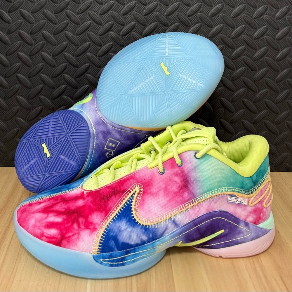 Nike LeBron 22 What the Monopoly Tie Dye Basketball HV8080-300 Mens‎ Size 10.5